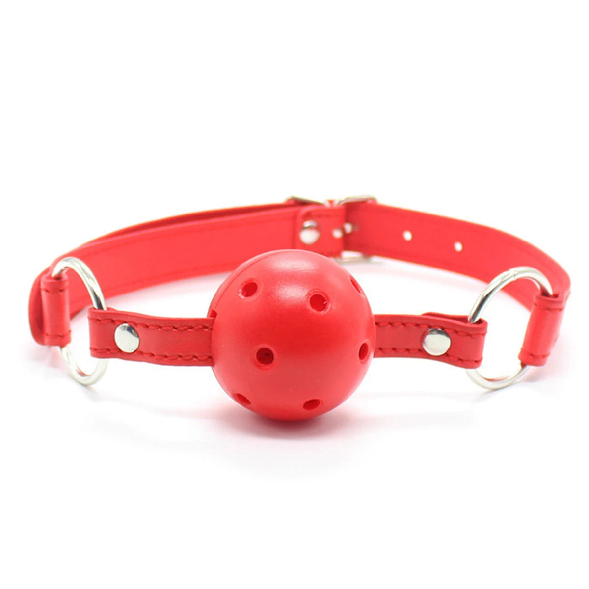 Woman Mouth Gag Silicone Oral Sex Mouth Ball BDSM Adult Restraint Sex Toy SM Slave Bondage Gear Adjustable Neck Collar MouthPlug