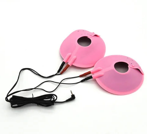 Electric Shock Penis Plug Rings Pulse Anal Plug Glove Stimulation Breast Pads Massage Nipple Clamp Cock Cage Sex Toys For Couple