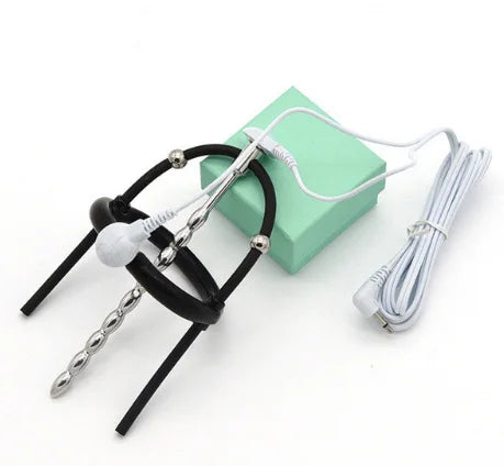 Electric Shock Penis Plug Rings Pulse Anal Plug Glove Stimulation Breast Pads Massage Nipple Clamp Cock Cage Sex Toys For Couple