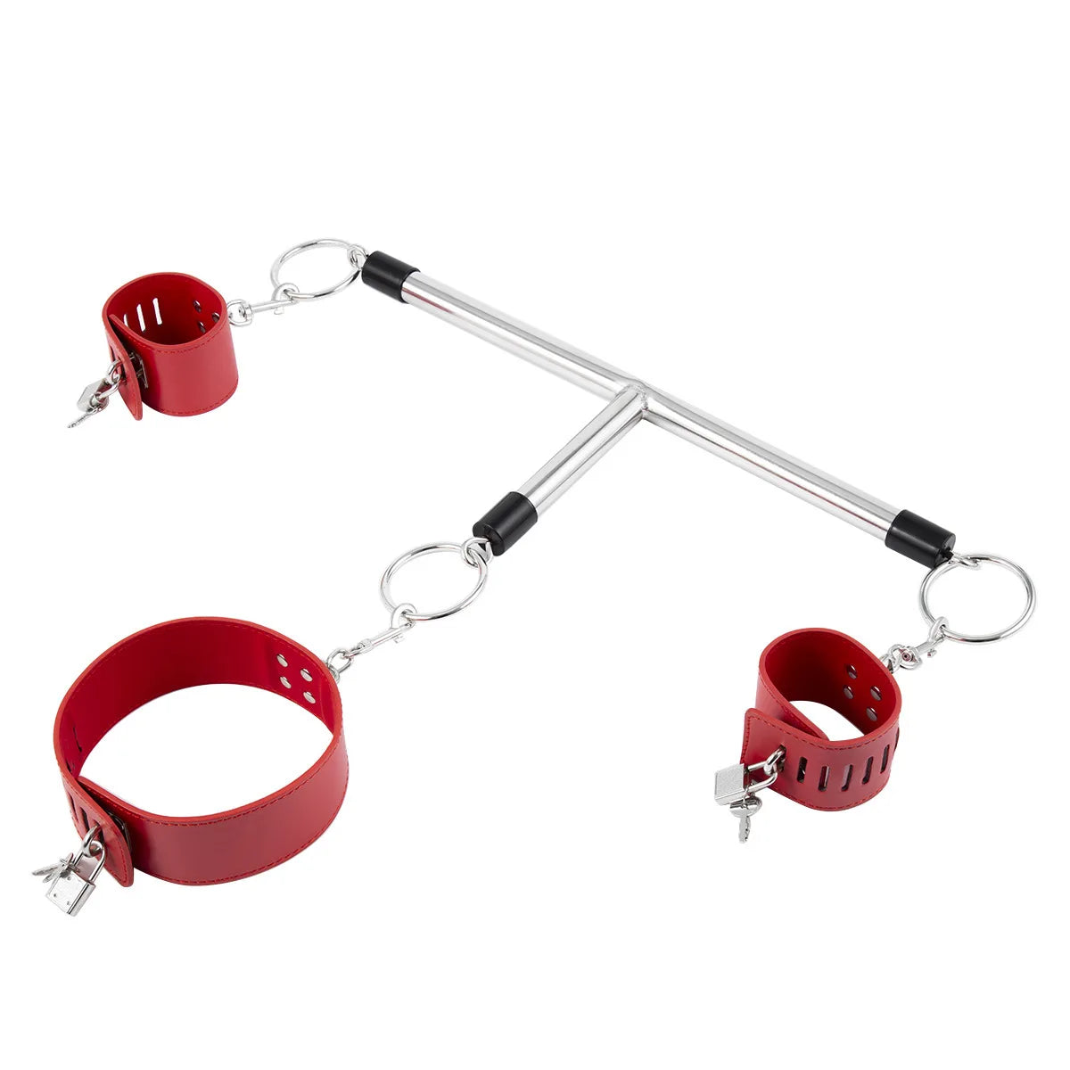SM Slave Handcuff Bar Spreader Sex Toy Set Wrist Cuffs Neck Collar Adult Toys Kit BDSM Hand Restraint Bondage Gear 18+ Products
