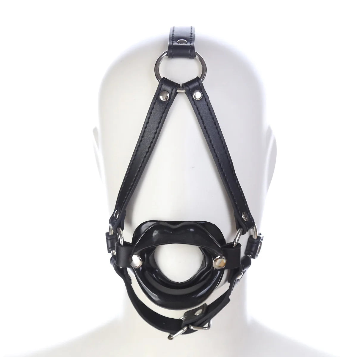 Male Blowjob Oral Sex Harness Female Mouth Gag Fetish Toys Couple SM Slave Erotic Sex Games Woman Open Mouth Bondage Gears 18+