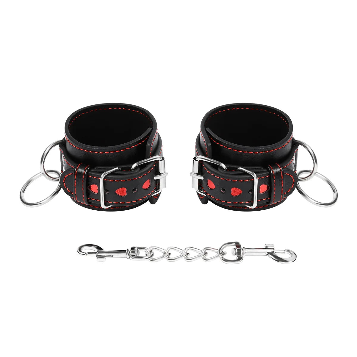 BDSM Handcuff Restraint Sex Toy Female Wrist Ankle Cuffs Detachable Heart Shape Handcuffs SM Slave Sex Games 18+ Adult Toys