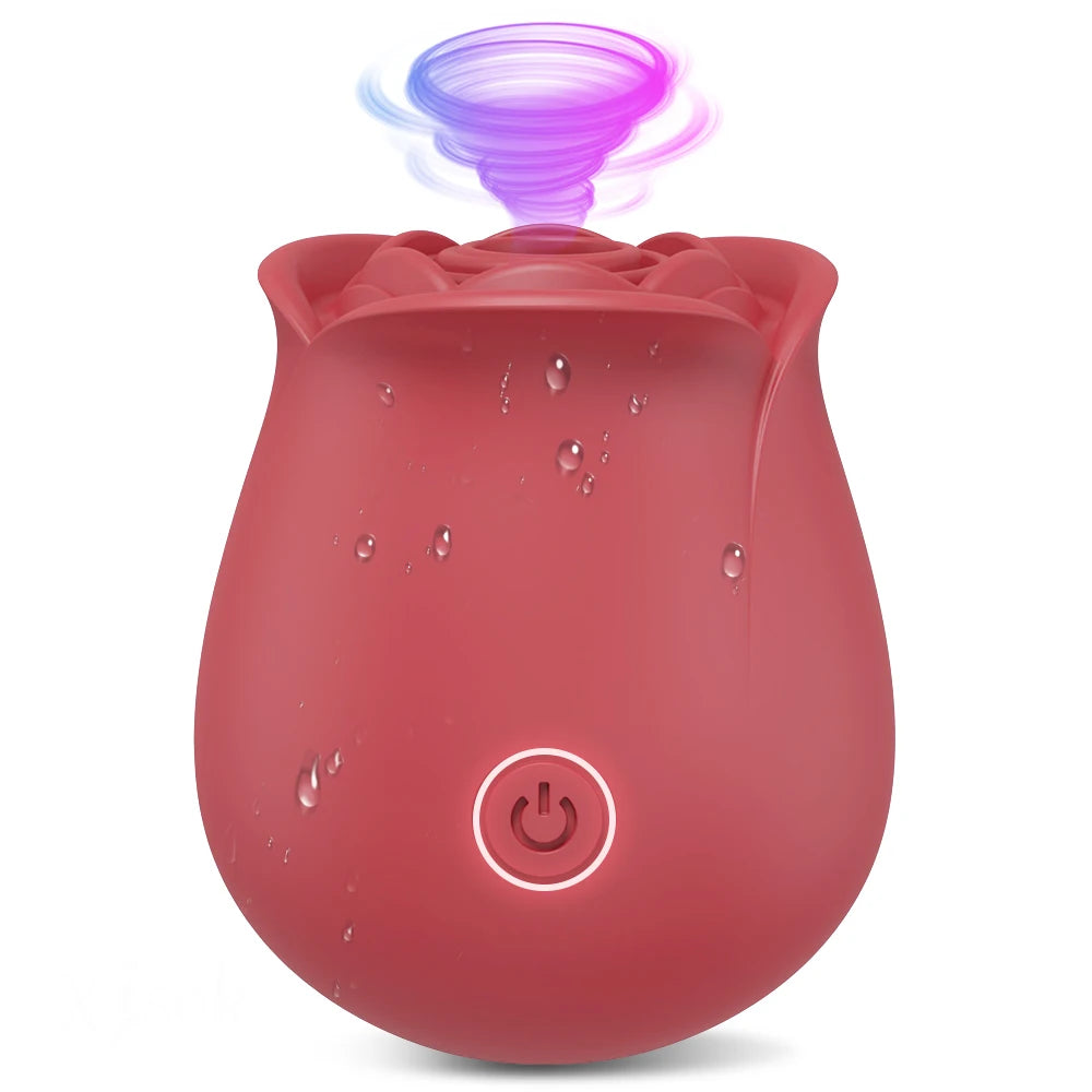 Sucking Vibrator for Women Vacuum Stimulator Oral Nipple Massage Clit Sucker Female Sex Shop Rose Sex Toys Adults Products 18+