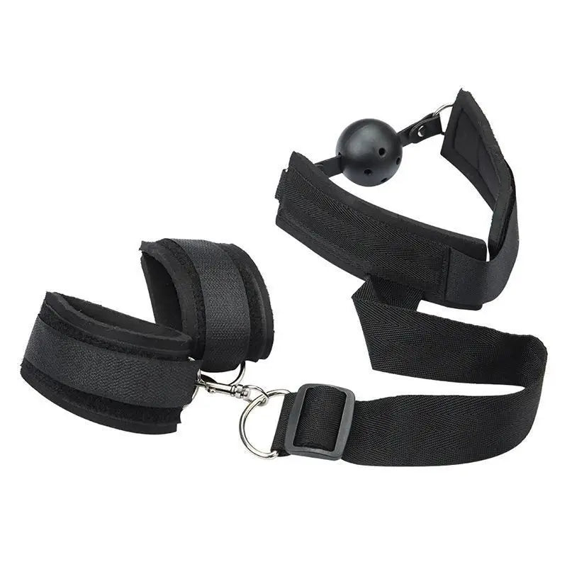 SM Back Handcuff Restraint BDSM Sex Toy Set Mouth Gag Slave Play Sextoy Adult Couple Woman 18+ Bondage Kit SEt Sex Product Shop