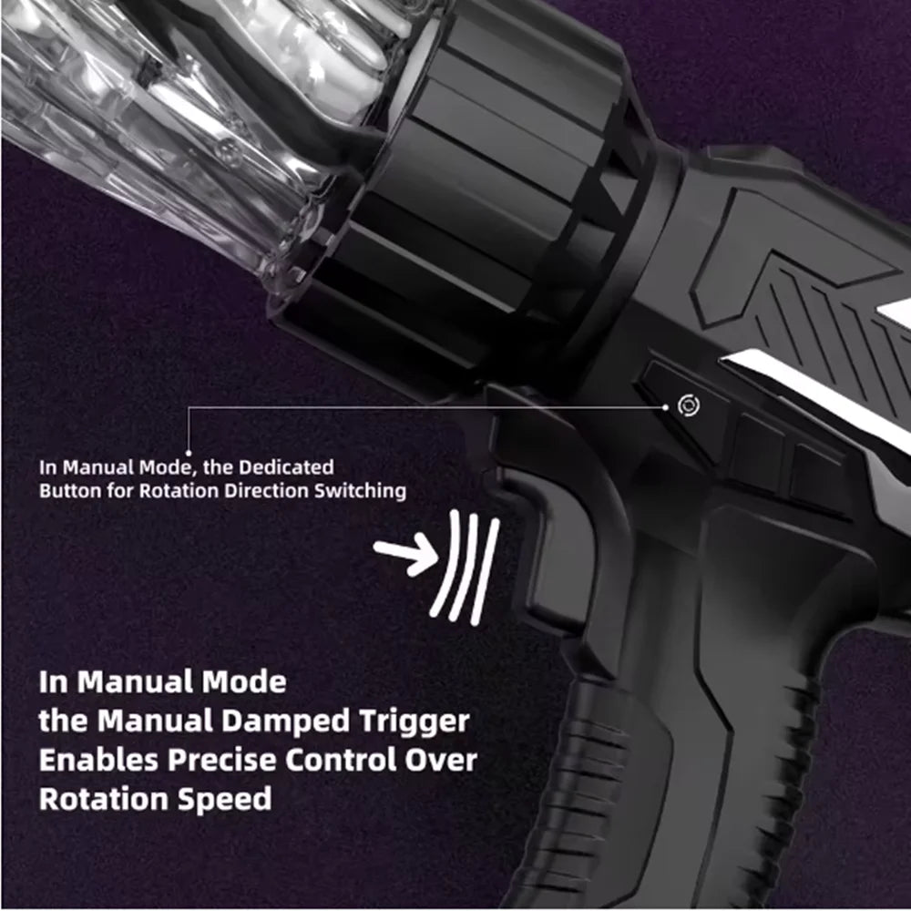 Heating  Male Masturbator Mens Sex Toys Telescopic Rotating Tongue Licking Tongue Swing Dual Motor Electric Drill Masturbator