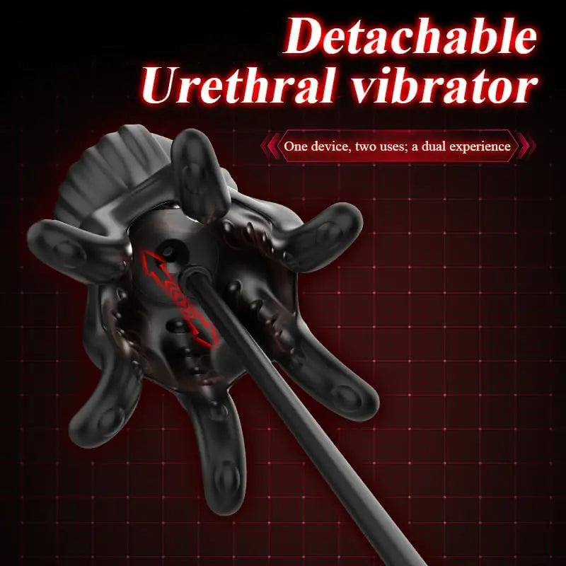 Vibrating Male Masturbator with Detachable Penis Plug App Controlled Vibrator Octopus Trainer Remote Control Sex Toy for Men