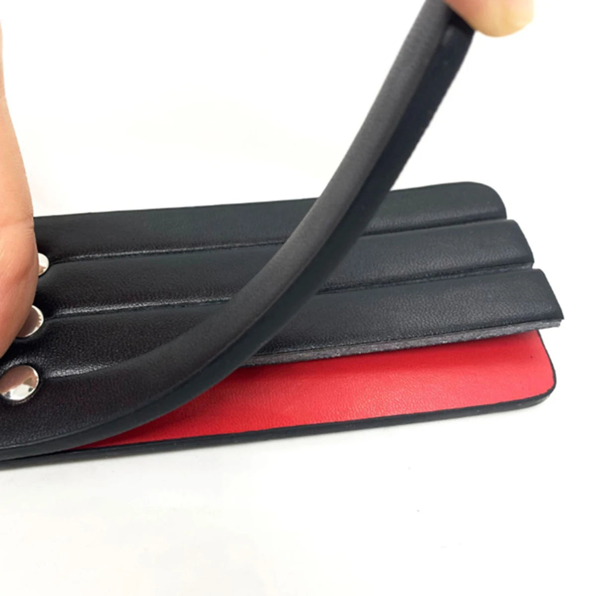 BDSM Fetish Flogger Double Layer Spank SM Slave Whip Latigo Spanking Paddle Fetish Flogger Adult Flirt Bondage Gear Sex Harness