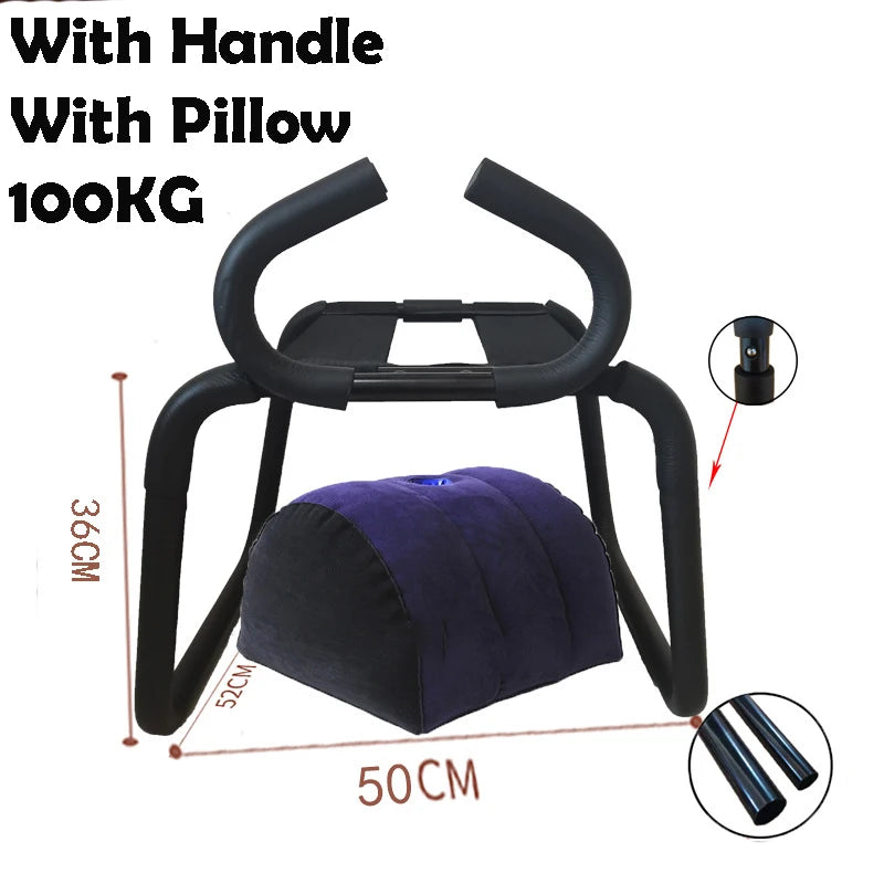 BDSM Sex Chair Sex Position Enhancer Chair Assistance Sex SM Swings Hopping Sex Sofa Sex Furniture with Handles for Couple Games