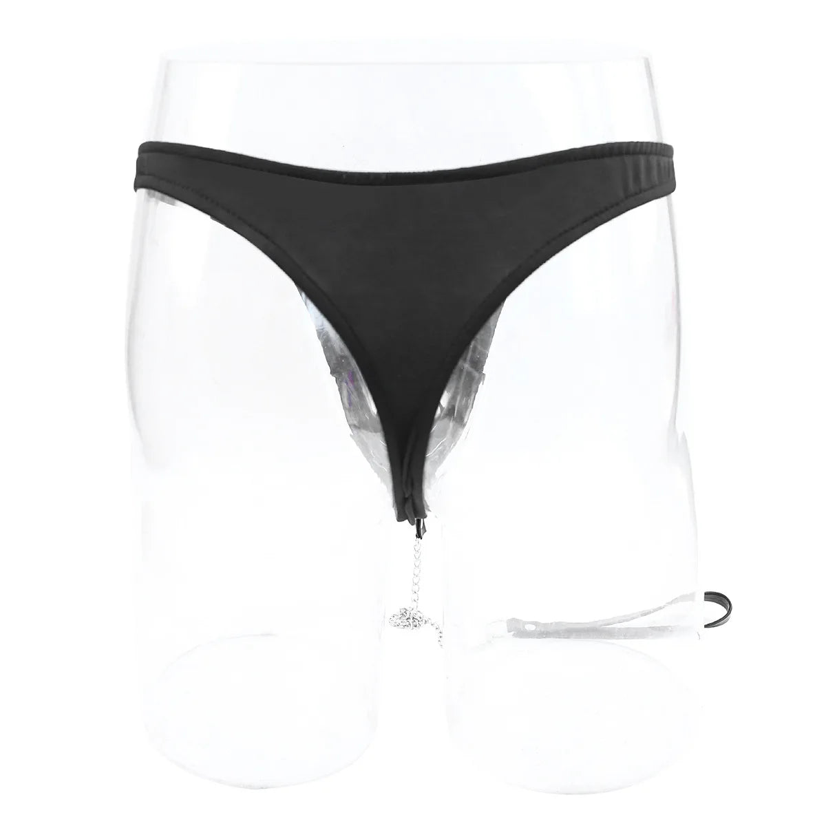 Adult Game Chastity Panty with Leash Couple Flirt Sex Product PU Leather Briefs BDSM Male Panties SM Slave Leashes Set 18+ Toys