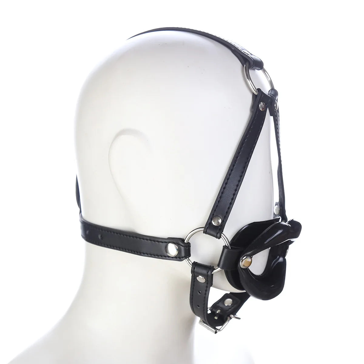 Male Blowjob Oral Sex Harness Female Mouth Gag Fetish Toys Couple SM Slave Erotic Sex Games Woman Open Mouth Bondage Gears 18+