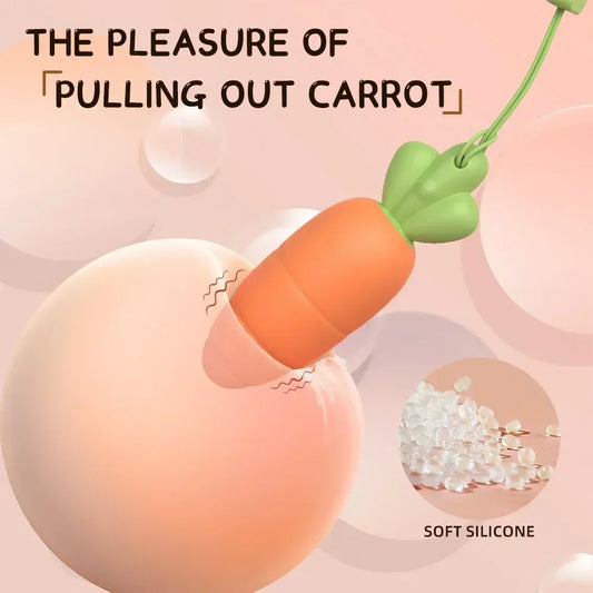 Carrot Vibrator for Women Powerful Mini Vibrating Egg Female Vagina Clitoris Stimulator Dildo Adult Sex Toys Anal Massager