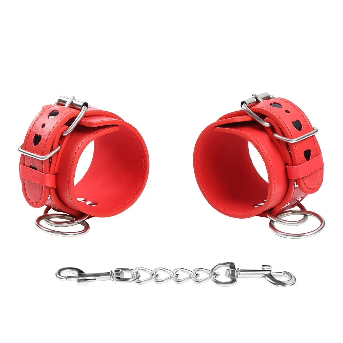 BDSM Handcuff Restraint Sex Toy Female Wrist Ankle Cuffs Detachable Heart Shape Handcuffs SM Slave Sex Games 18+ Adult Toys
