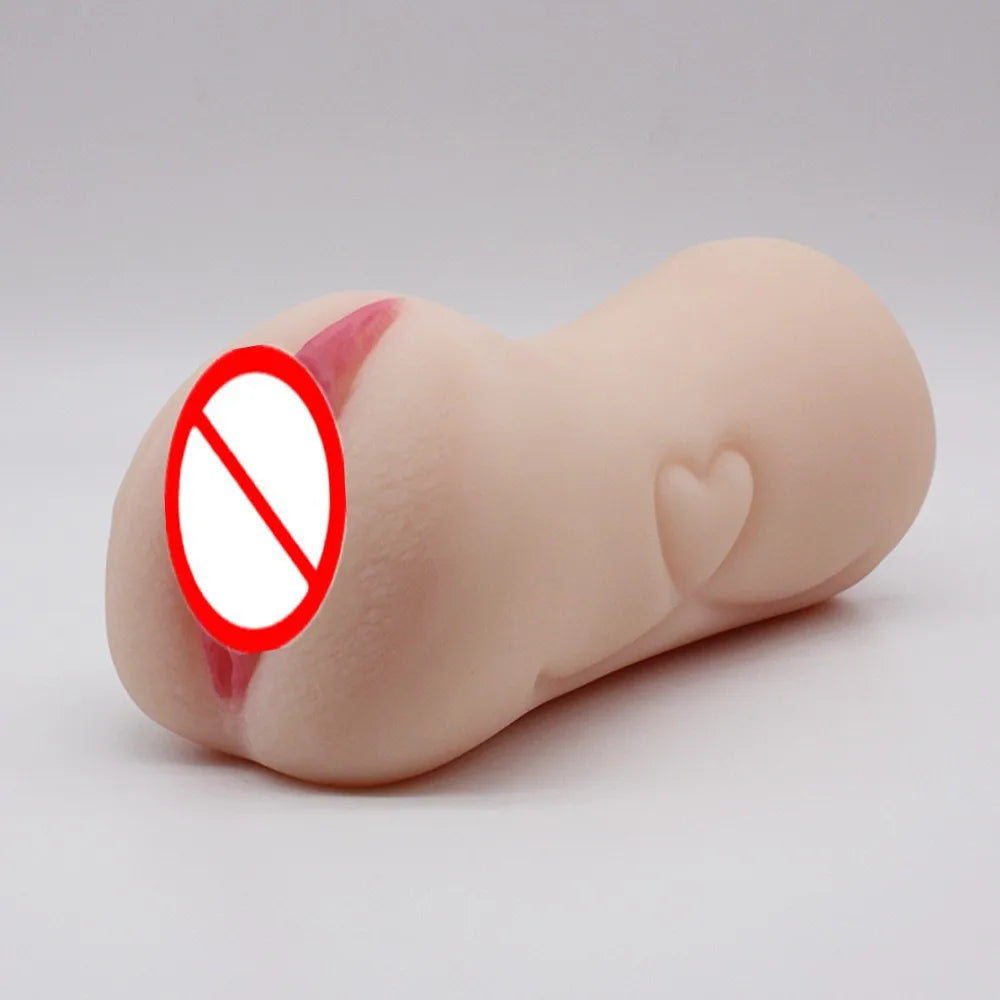 2 in 1 Masturbation Cup Vagina Oral Maturbator Sextoy Men Soft Silicone Realistic Mouth Clitoris Vaginal Blowjob Pocket Pussy 18
