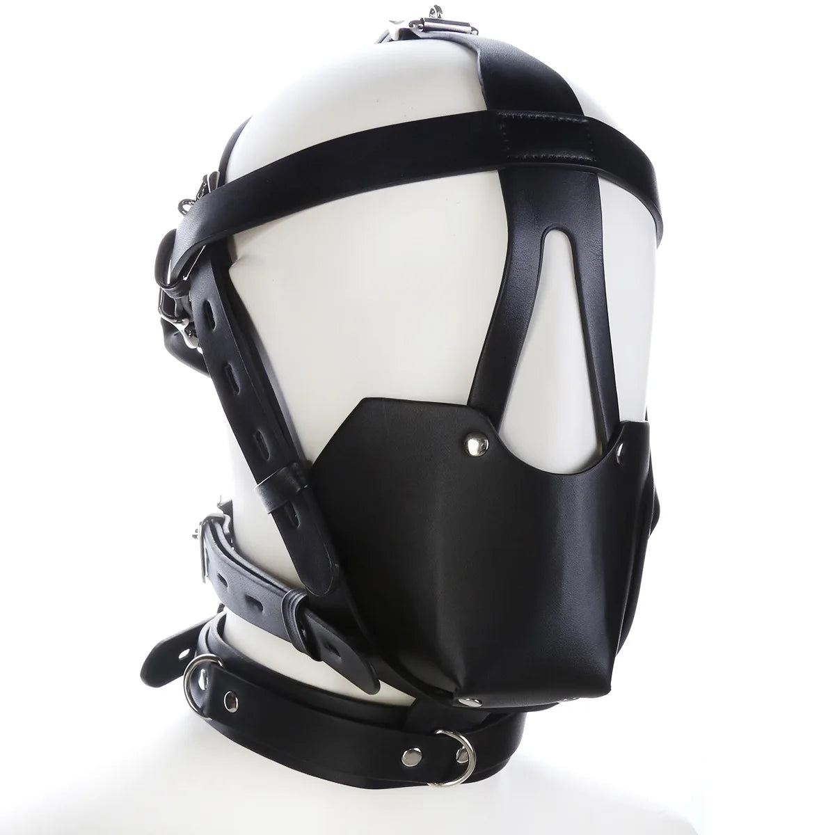 BDSM Harness Facial Mask Sex Toy Couple Adult SM Slave Erotic Games Fetish Toy SM Mouth Gag Restraint Bondage 18+ Sex Products