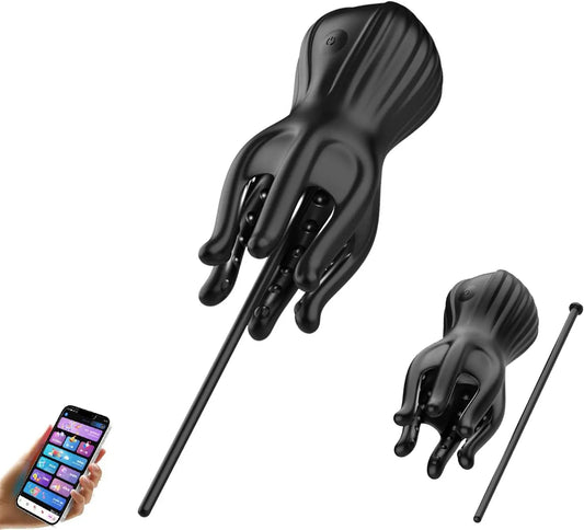 Vibrating Male Masturbator with Detachable Penis Plug App Controlled Vibrator Octopus Trainer Remote Control Sex Toy for Men