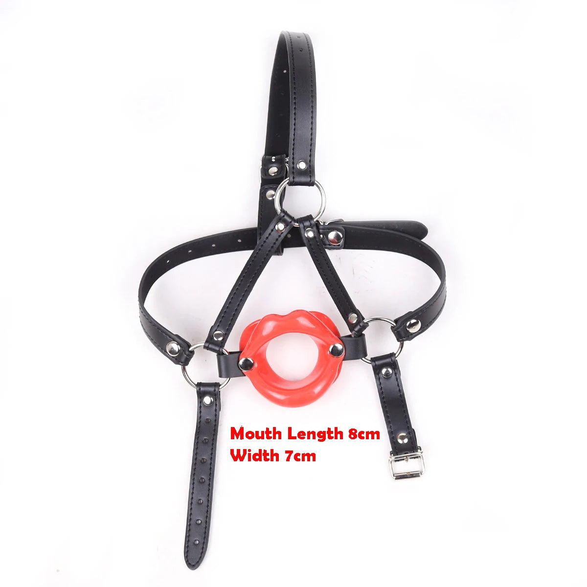 Male Blowjob Oral Sex Harness Female Mouth Gag Fetish Toys Couple SM Slave Erotic Sex Games Woman Open Mouth Bondage Gears 18+