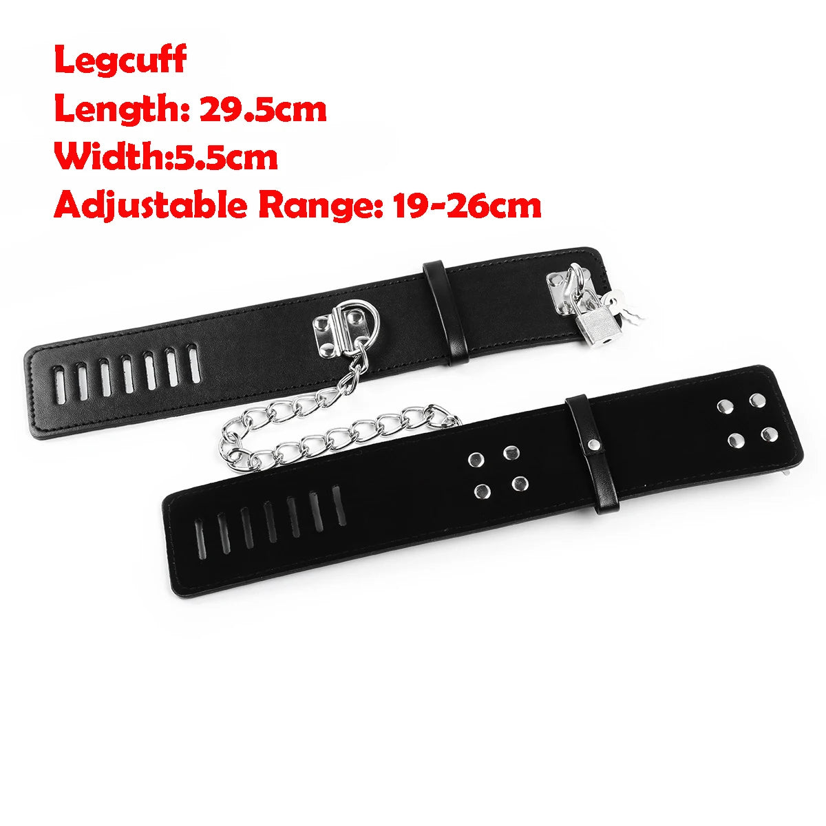 Sex Handcuff Toy with Lock 18+ Adult SM Slave Erotic Games Hand Restraint Cuffs Couple Sex Bondage Gears PU Lock Handcuffs