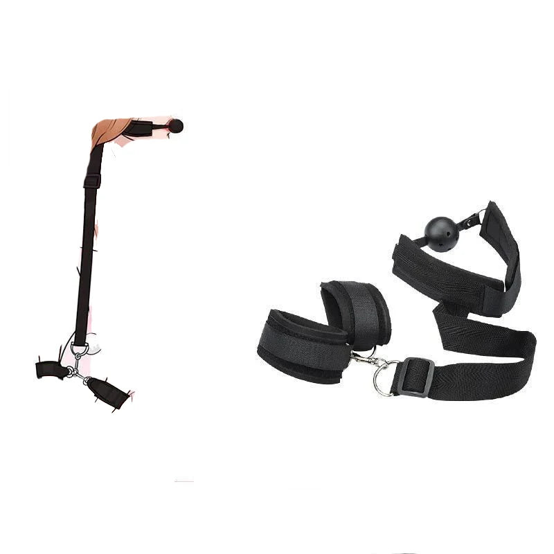 SM Back Handcuff Restraint BDSM Sex Toy Set Mouth Gag Slave Play Sextoy Adult Couple Woman 18+ Bondage Kit SEt Sex Product Shop