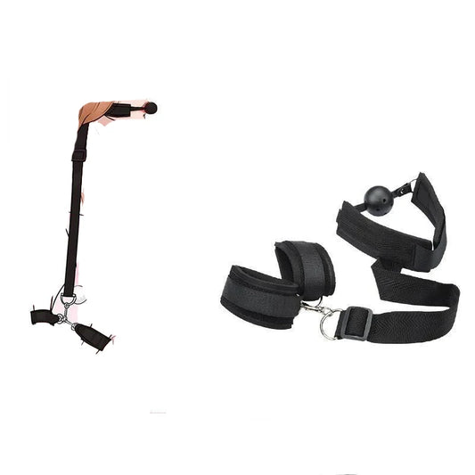SM Back Handcuff Restraint BDSM Sex Toy Set Mouth Gag Slave Play Sextoy Adult Couple Woman 18+ Bondage Kit SEt Sex Product Shop