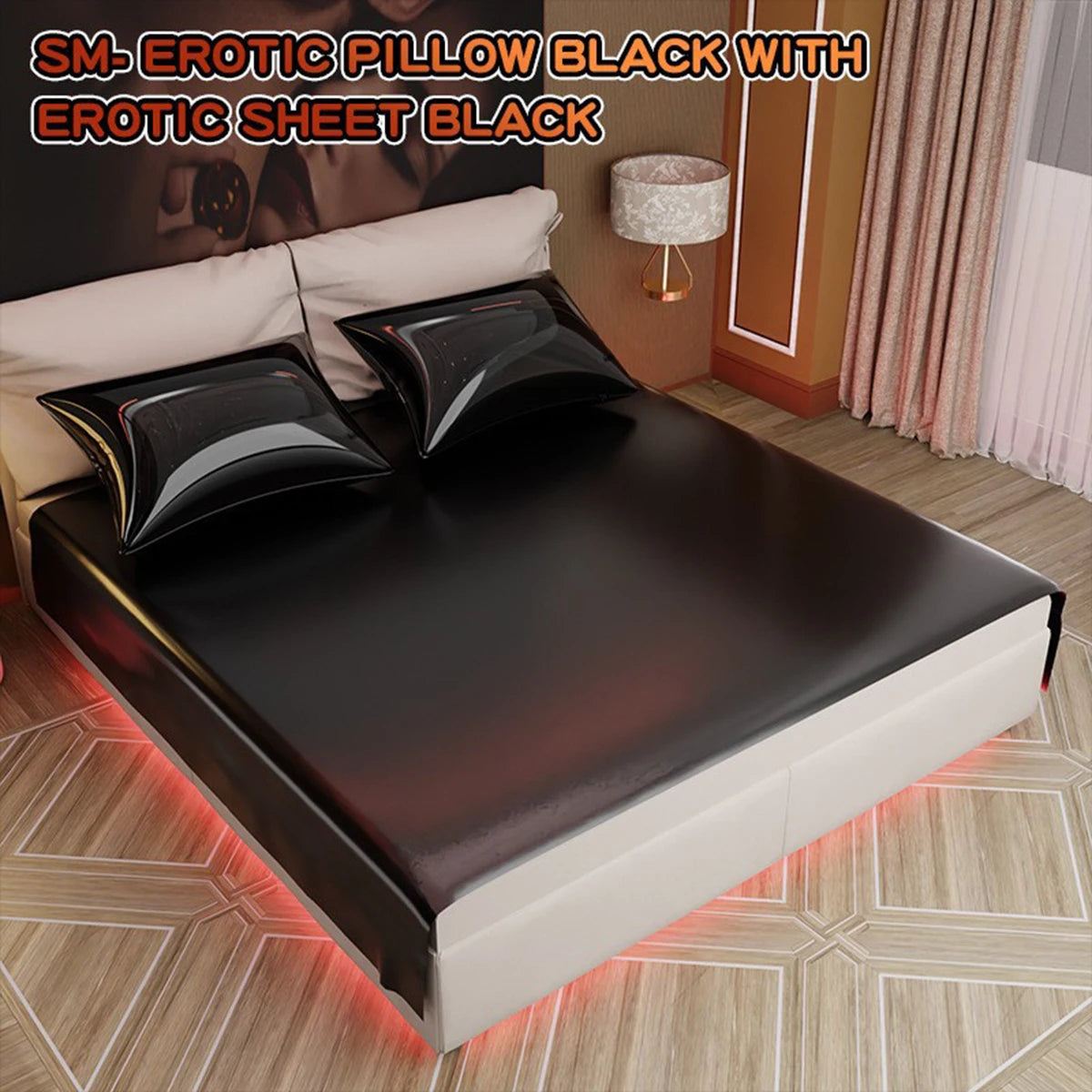 Lubricant Resist Sex Sheet Adult BDSM Oil Massage SM Slave Erotic Games Sex Tools Waterproof Bed Cover Inflatable Pillows Set 18
