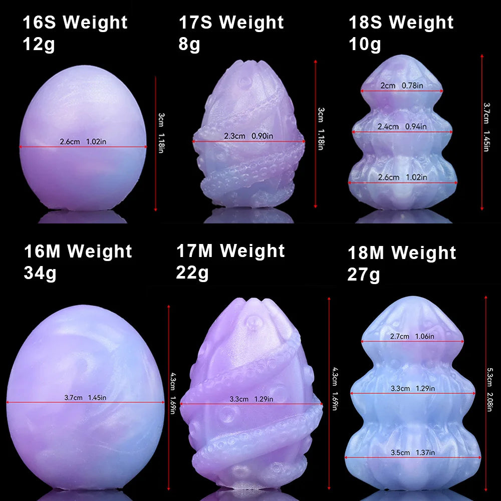 YOCY Fantasy Egg Toys Ovipositor Prostate Stimulator Silicone Vaginal Balls Laying Eggs Anal Sex Toys For Women Men Sexy Shop