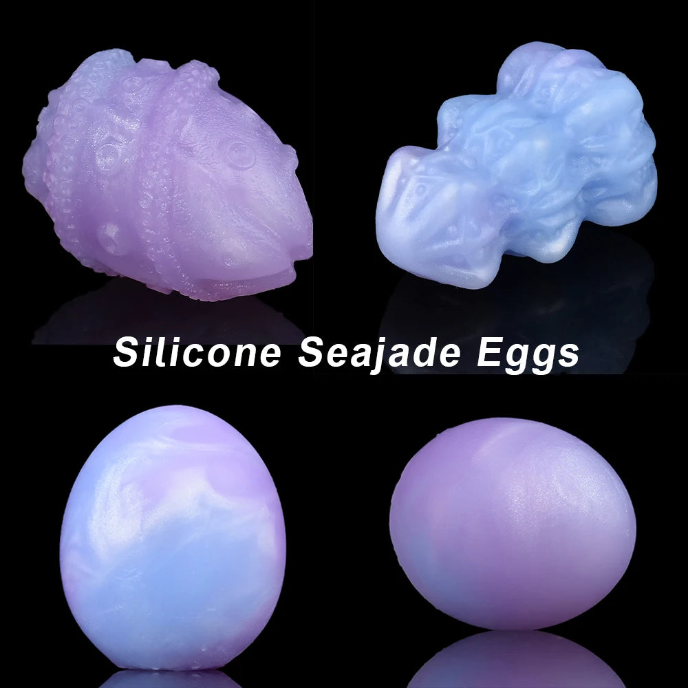 YOCY Fantasy Egg Toys Ovipositor Prostate Stimulator Silicone Vaginal Balls Laying Eggs Anal Sex Toys For Women Men Sexy Shop