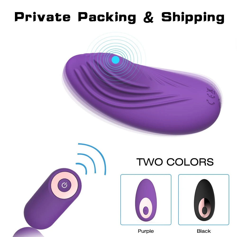 Love Egg Vibrator with Remote Control 10 Vibration Modes Waterproof Rechargeable Wearable Silicone Bullet Vibrator Adult Sex Toy