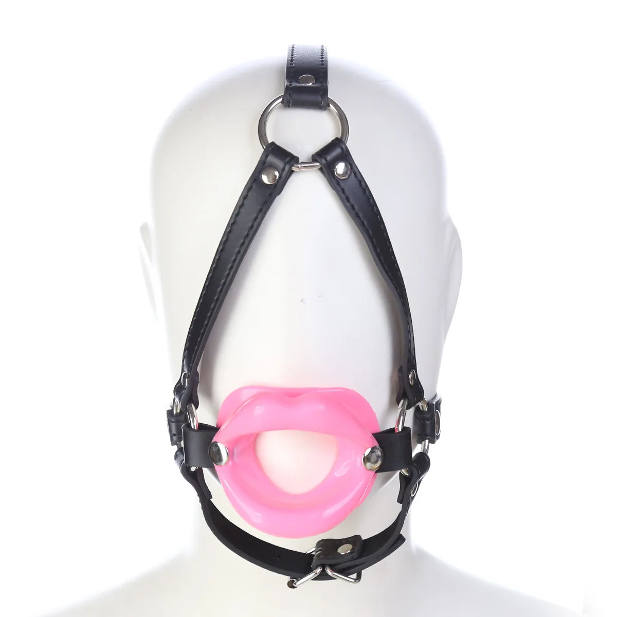 Male Blowjob Oral Sex Harness Female Mouth Gag Fetish Toys Couple SM Slave Erotic Sex Games Woman Open Mouth Bondage Gears 18+