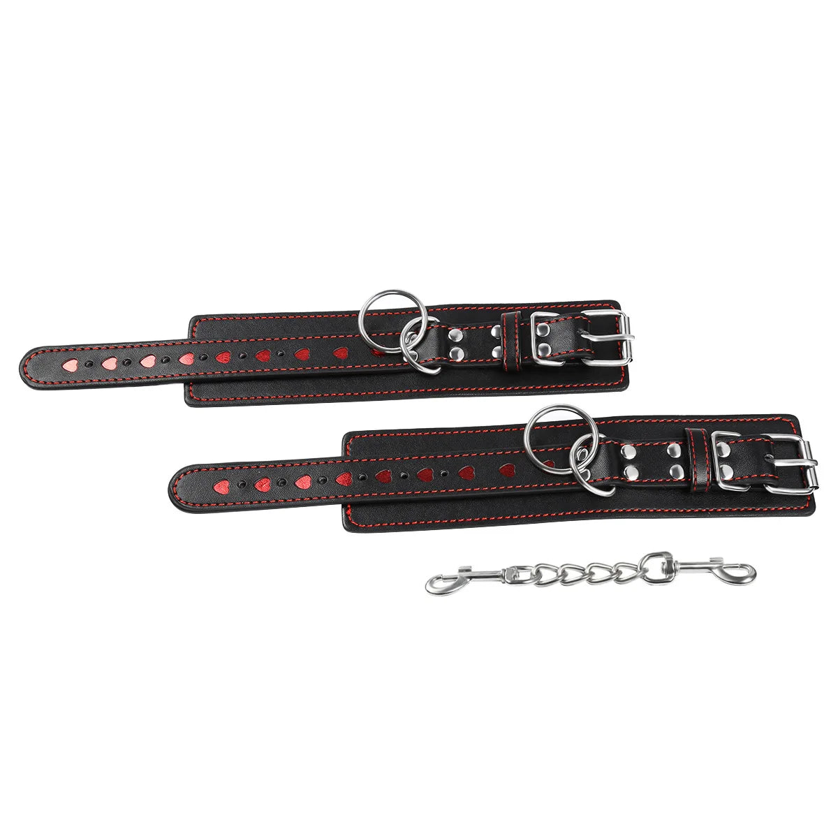BDSM Handcuff Restraint Sex Toy Female Wrist Ankle Cuffs Detachable Heart Shape Handcuffs SM Slave Sex Games 18+ Adult Toys