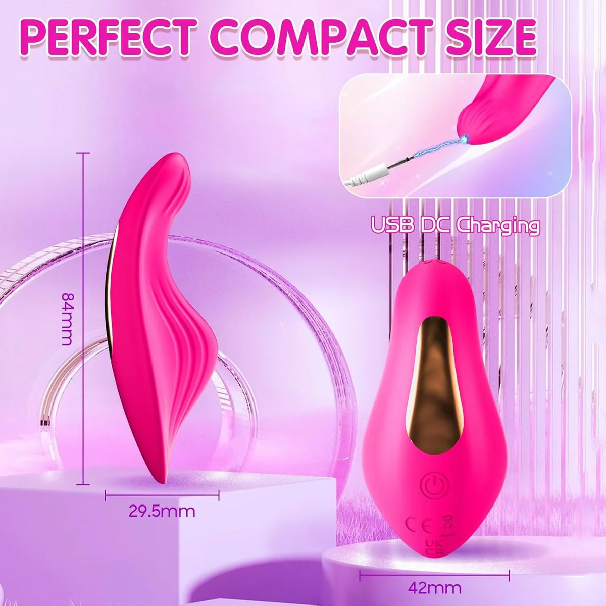 Wearable Bluetooth Control Vibrator for Women Remote Control G Spot Clitoris Stimulator Vagina Massager Sex Toy for Women Couple