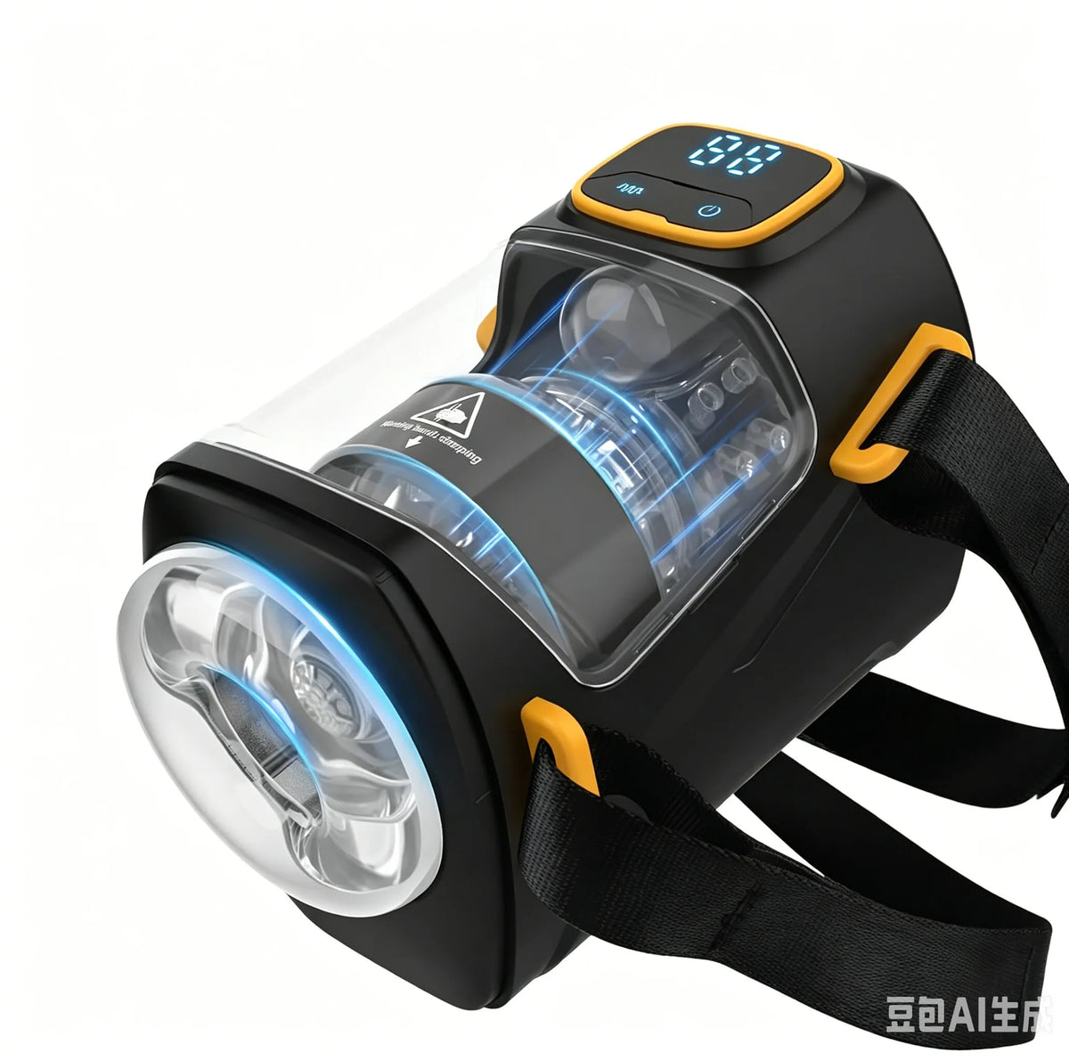 Male Masturbator Wearable Hands Free  Automatic Stroker with Strap On Harness Belt Thrust Vibrating Pocket Pussy Penis Vibrator