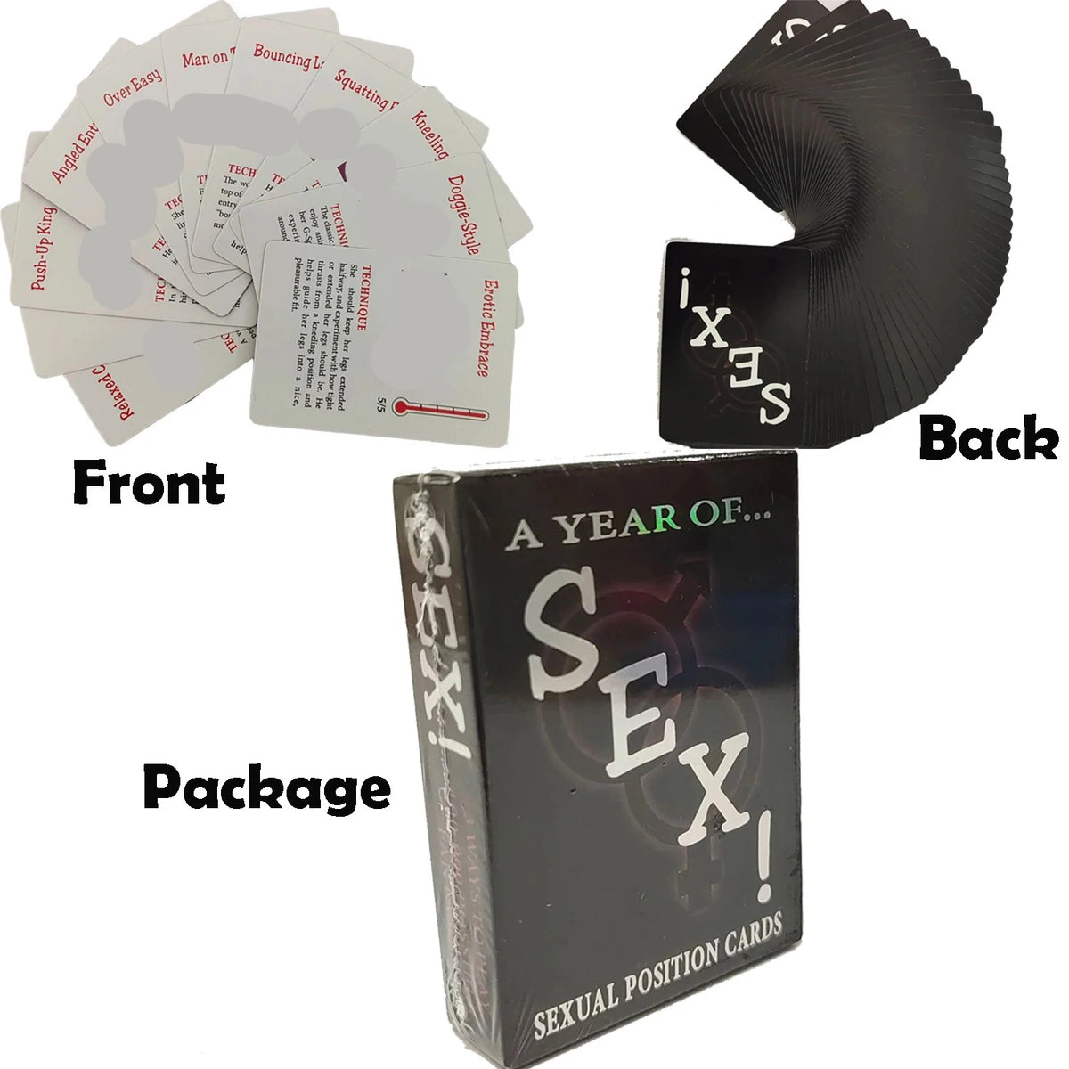 Couple Sex Games Sexual Position Cards 50 BDSM Bondage Restraint Cards SM Adult Games Bedroom Commands Luminous Dice Sex Cards