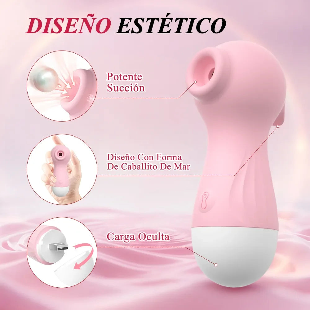 Powerful Vagina Sucking Women Vibrator Strong Shock G-Spot Stimulator Female Masturbator Erotic Dildo Stick for Couples