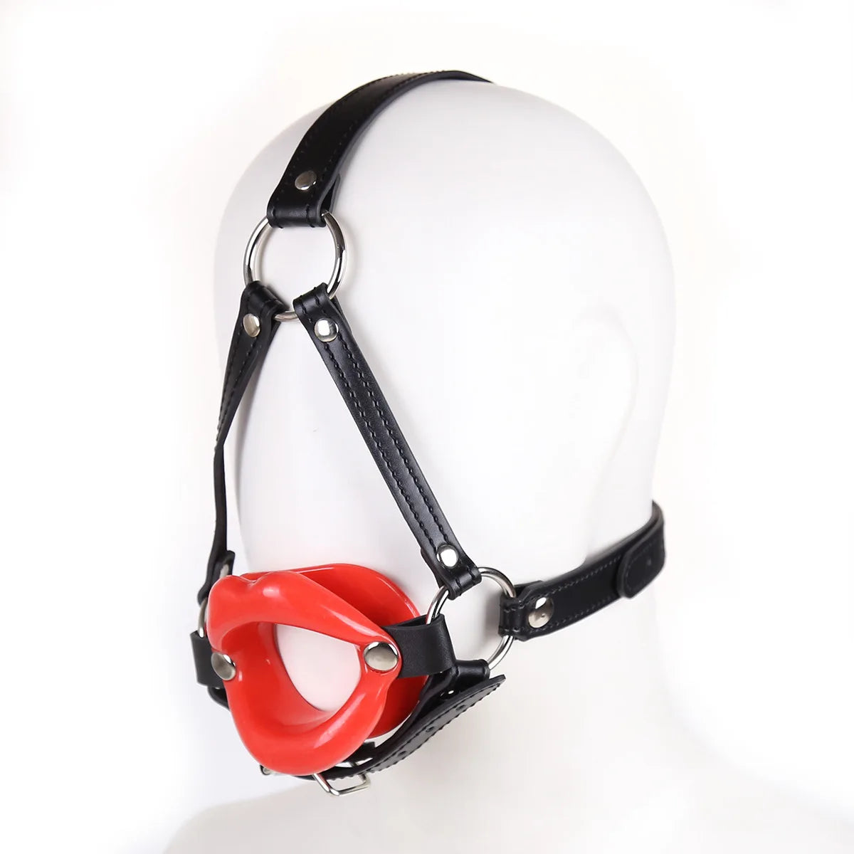 Male Blowjob Oral Sex Harness Female Mouth Gag Fetish Toys Couple SM Slave Erotic Sex Games Woman Open Mouth Bondage Gears 18+