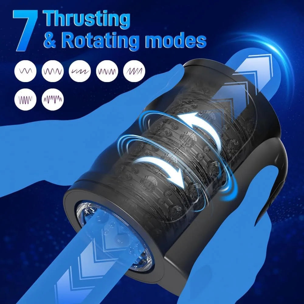 Male Masterburbatar Hands Free Adult Toy Mastusbar Sucking Thrusting Machine Pussy Pocket Butt Masterbator Viboators Toys
