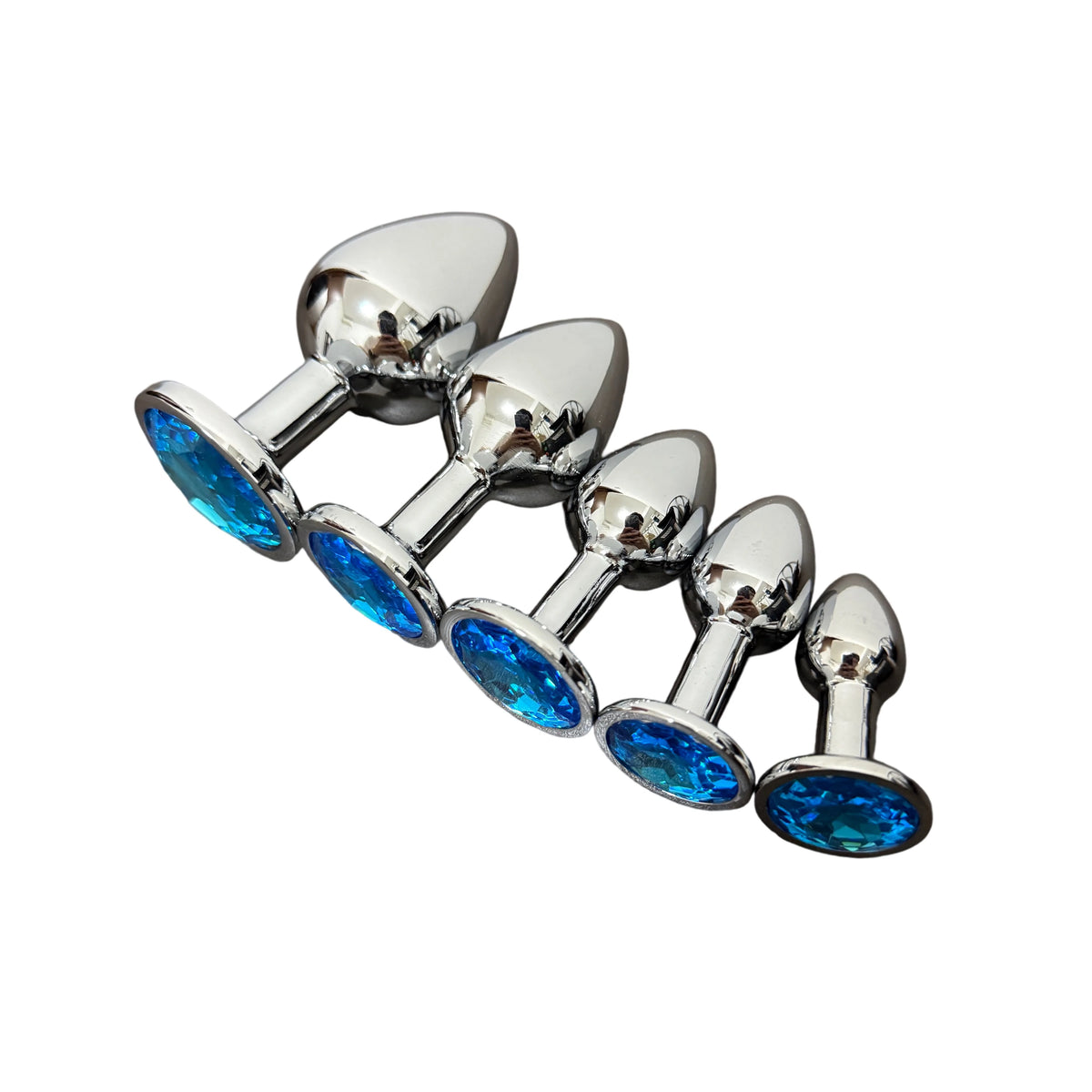 Blue Metal Anal Plug for Men And Women Outdoor Wearable Anal Door Expander Sexual Health And Wellness Product
